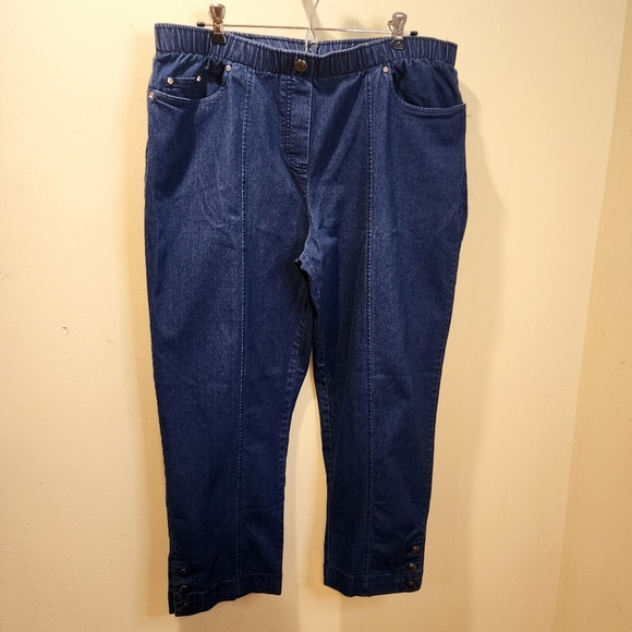 Cathy Danies Y2K  Crop jeans size XL - Picture 4 of 10
